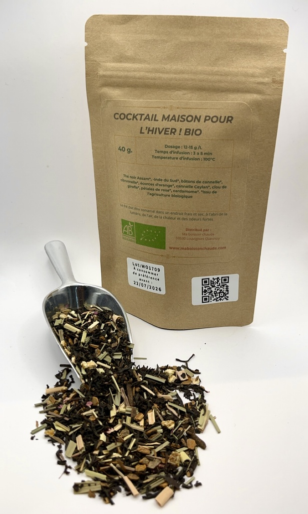 COKTAIL MAISON POUR L'HIVER BIO