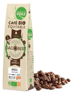 CAFE BRESIL A LA VOILE BIO 500g - GRAINS